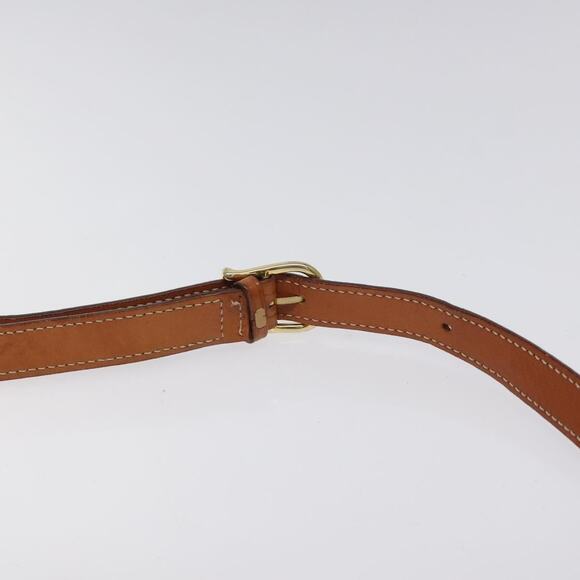 CELINE Macadam Canvas Circle Shoulder Bag Pvc Leather Brown Gold - Picture 8 of 12